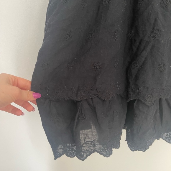 ✨ Smocked Puff Sleeve Ruffle Mini Dress | American Eagle - Picture 5 of 5